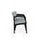 Lesro Lenox Steel 3 Seater with Center Arms, Ash (Blue) Seat, Ash Back, 64.5 W 24.5 L 32 H LS3103 - alternate 3